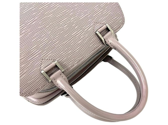 Borsa Louis Vuitton Pont Neuf in pelle Epi Marrone - vista 4