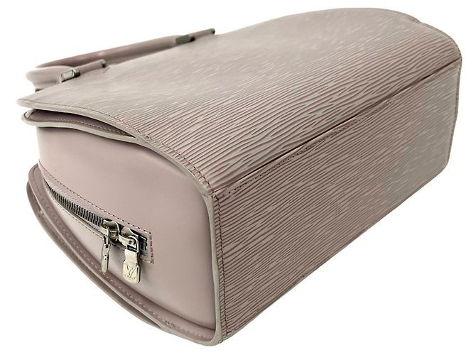 Borsa Louis Vuitton Pont Neuf in pelle Epi Marrone - vista 7