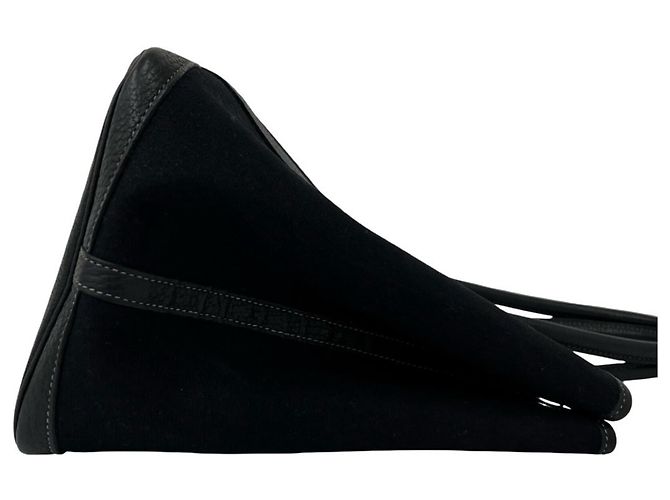 Hermès Borsa Tote HERMES Garden Party PM Nero - vista 6