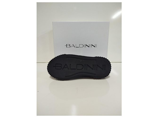 Baldinini Sneakers Pelle Nera e Oro Nero D'oro - vista 5