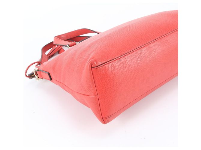 Gucci Bamboo Tassel Leder 2-Way Schultertasche Rot - Ansicht 6