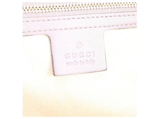 Borsa Gucci GG Canvas Heartbit 269957 Beige Porpora - vista 9