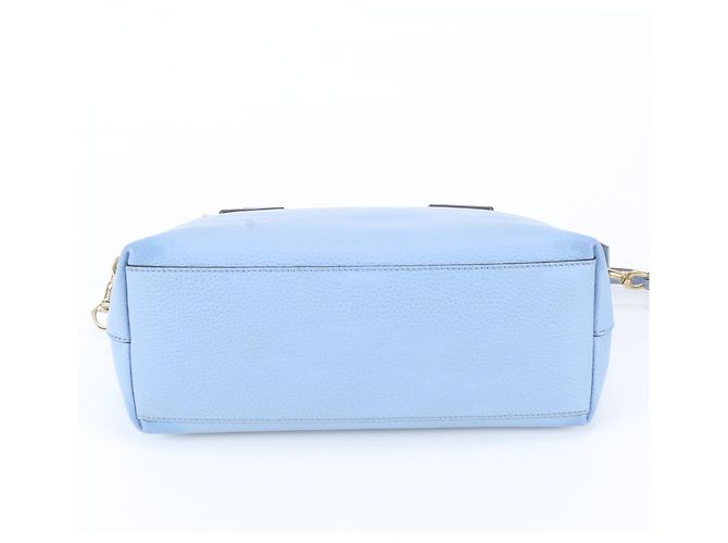 Gucci Interlocking G Leder 2-Way Schultertasche Blau - Ansicht 7