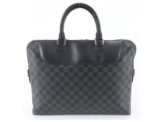 Borsa Business Louis Vuitton Damier Graphite Damier ebene - vista 3
