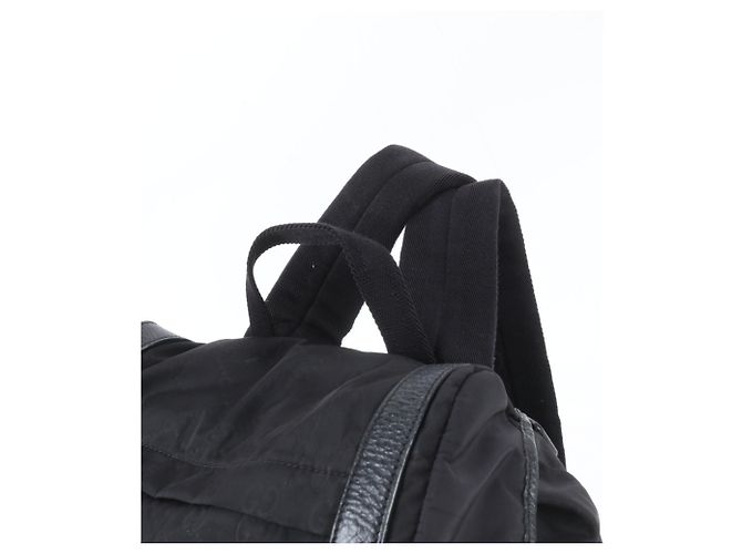 Zaino Gucci GG in nylon e pelle Nero - vista 2