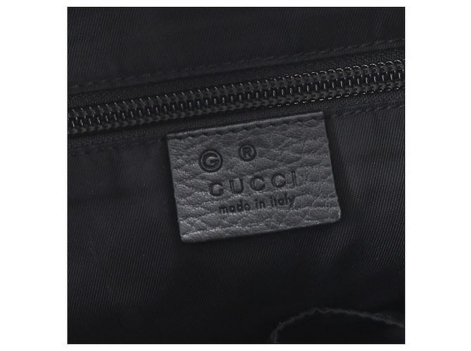 Zaino Gucci GG in nylon e pelle Nero - vista 8
