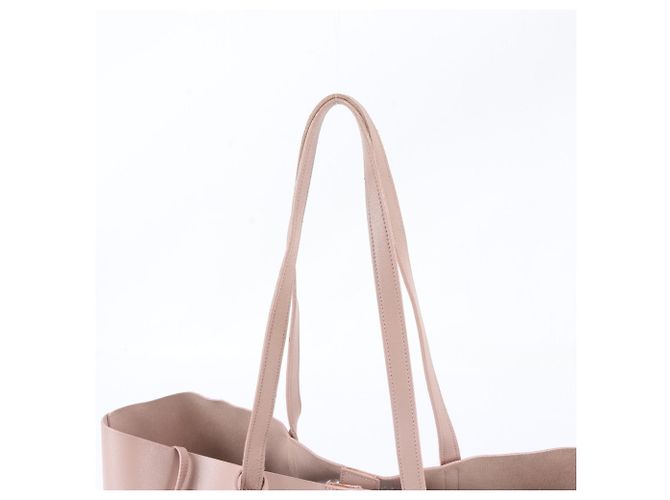 Autre Marque Saint Laurent Leder-Tote-Bag mit Beutel Pink - Ansicht 2