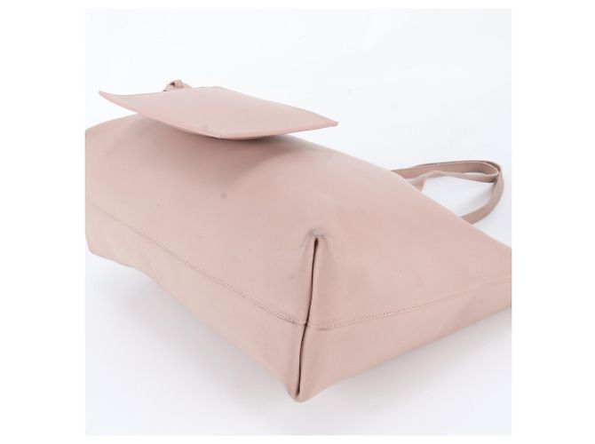 Autre Marque Saint Laurent Leder-Tote-Bag mit Beutel Pink - Ansicht 4