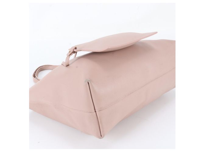 Autre Marque Saint Laurent Leder-Tote-Bag mit Beutel Pink - Ansicht 5