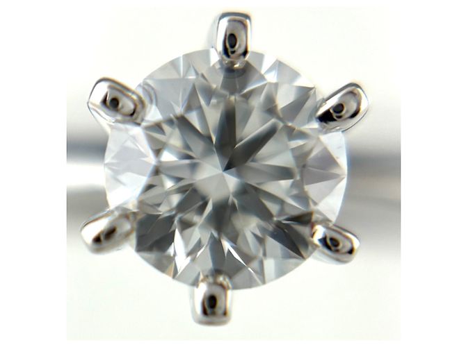 Autre Marque Tiffany & Co. Solitärring aus Platin - Ansicht 2