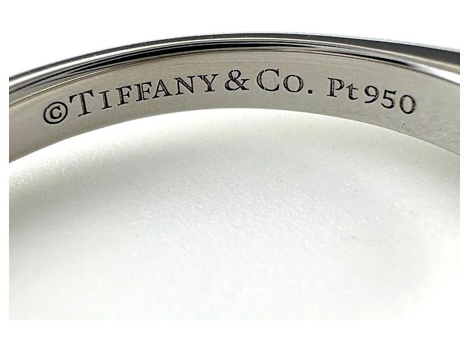 Autre Marque Tiffany & Co. Solitärring aus Platin - Ansicht 7