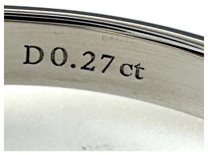 Autre Marque Tiffany & Co. Solitärring aus Platin - Ansicht 8