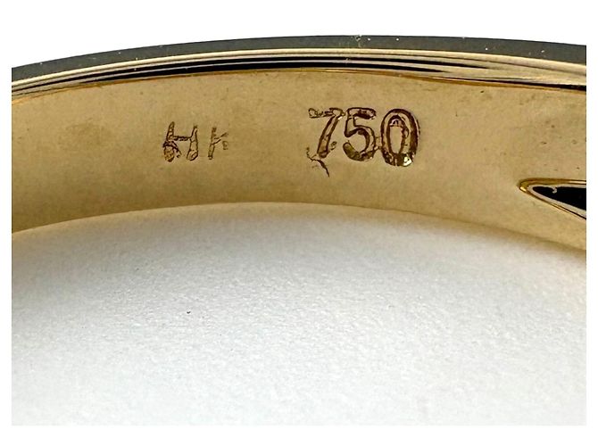 Autre Marque Anello a fascia Tiffany & Co. in oro giallo e zaffiro - vista 7