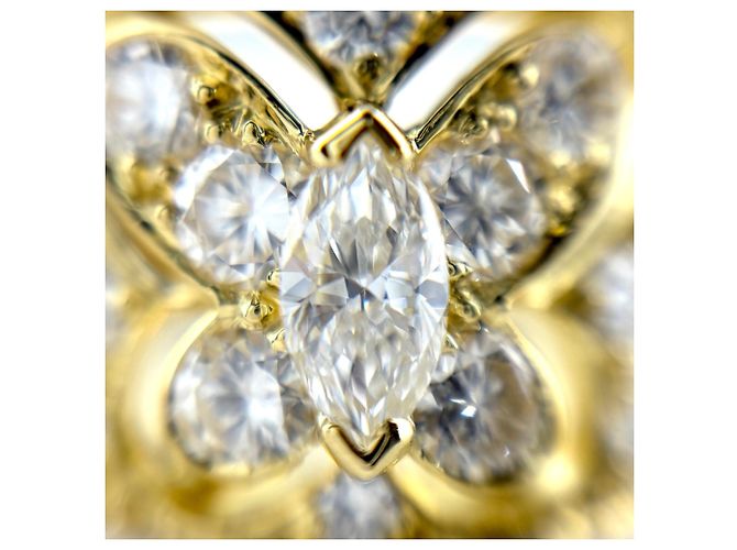 Van Cleef & Arpels Ringband aus 18K Gelbgold mit Diamanten - Ansicht 2