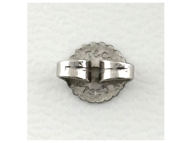 Autre Marque Orecchini a lobo in platino e diamanti Tiffany & Co. - vista 4