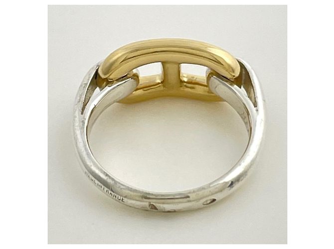 Hermès Hermes HERMES Ring Chaine d'Ancre Silber Golden - Ansicht 3