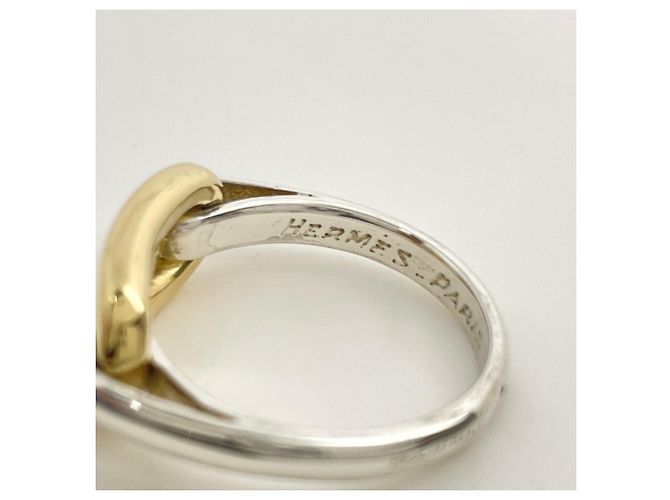 Hermès Hermes HERMES Ring Chaine d'Ancre Silber Golden - Ansicht 4