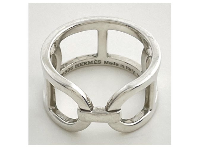 Hermès Hermes Ever Chaine d'Ancre MM Ring Silber - Ansicht 2