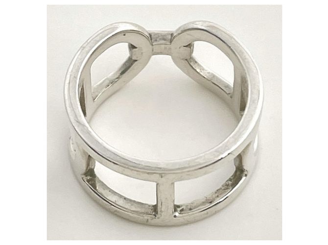 Hermès Hermes Ever Chaine d'Ancre MM Ring Silber - Ansicht 3
