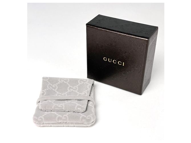 Orecchini Gucci Interlocking G Heart Swing Argento - vista 5