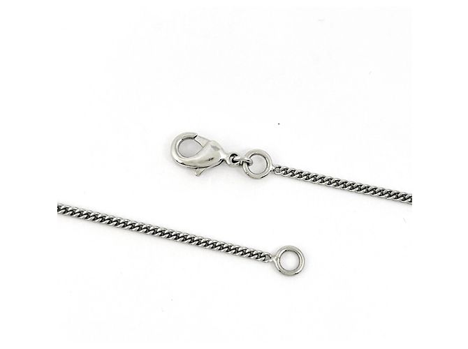 Collar Chanel de strass plateado Plata - vista 3