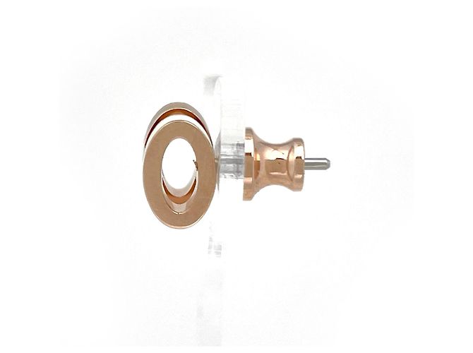 Hermès Pendientes Hermes Mini Pop H Blanco Dorado - vista 2