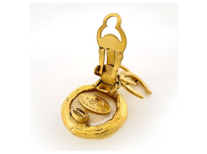 Orecchini a clip Chanel placcati oro D'oro - vista 3