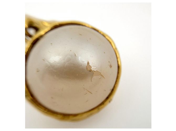 Orecchini a clip Chanel placcati oro D'oro - vista 4