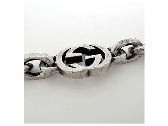 Bracciale con charm Gucci in argento - vista 4