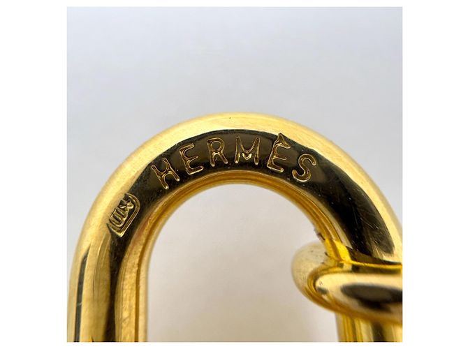 Hermès Charm per borsa Hermes placcato oro D'oro - vista 4