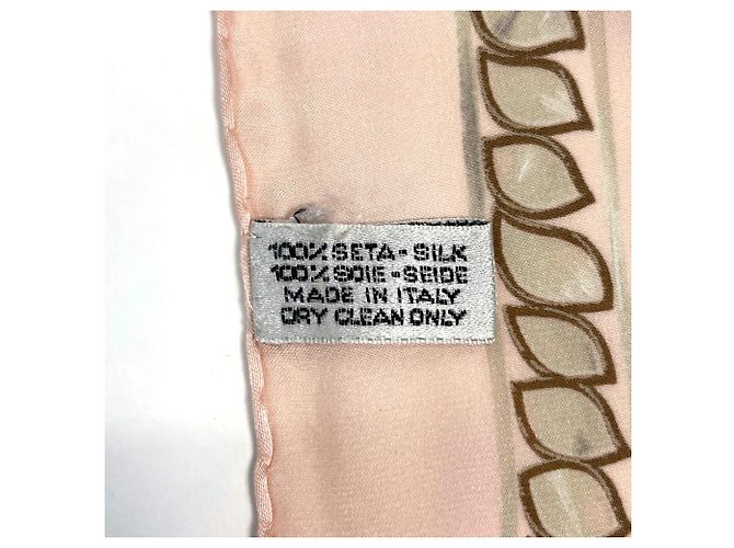 Chanel mehrfarbiges Seidentuch Pink Mehrfarben - Ansicht 2