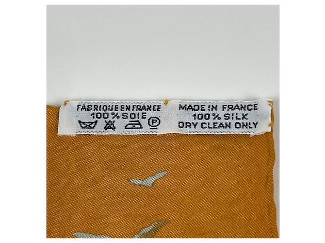 Hermès Foulard di seta Hermes Carre 90 L'ATLANTIDE Multicolore Arancione - vista 2