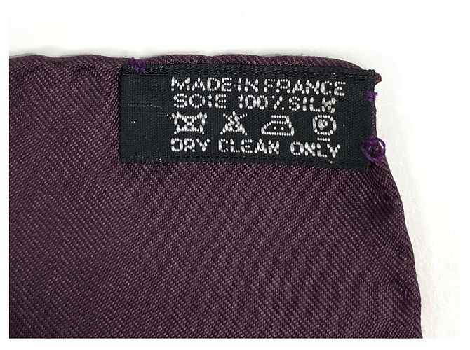 Hermès Foulard Hermes Carre 90 JUMPING Multicolore Porpora - vista 2