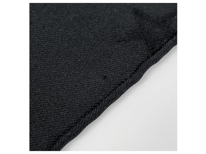 Hermès Carré 90 EN PISTE Seidentuch Schwarz Gelb - Ansicht 4