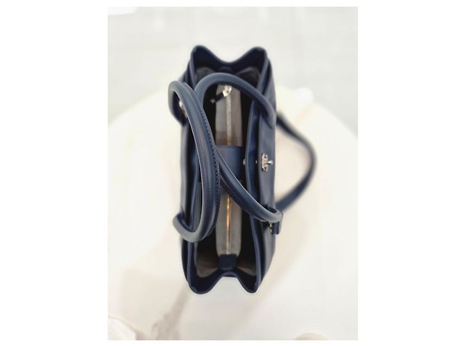 Chanel Surf Bag Silver Navy Collection Schultertasche Blau - Ansicht 11