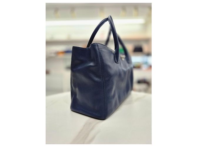 Chanel Surf Bag Silver Navy Collection Schultertasche Blau - Ansicht 12
