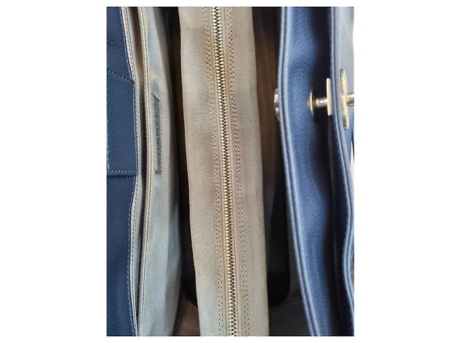 Chanel Surf Bag Silver Navy Collection Schultertasche Blau - Ansicht 16