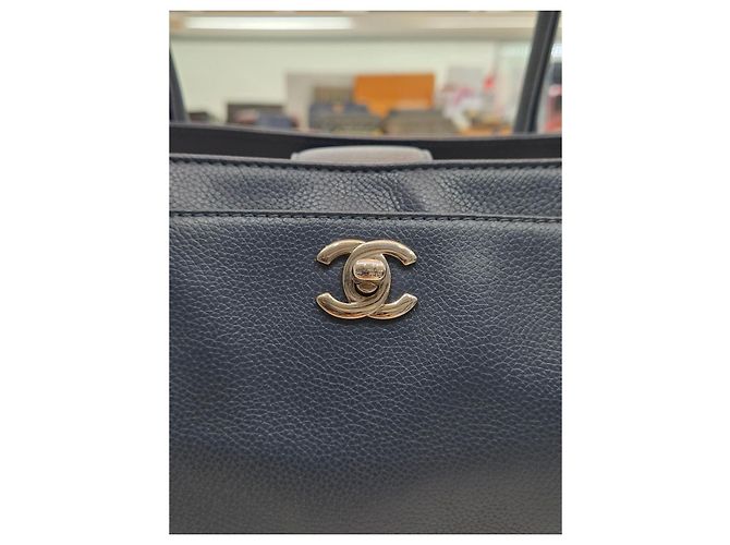 Chanel Surf Bag Silver Navy Collection Schultertasche Blau - Ansicht 20