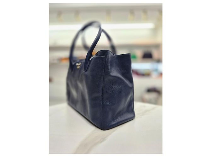 Chanel Surf Bag Silver Navy Collection Schultertasche Blau - Ansicht 5
