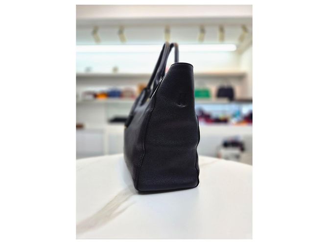 Prada Borsa tote e a tracolla Vitele Dino Red Nero - vista 12