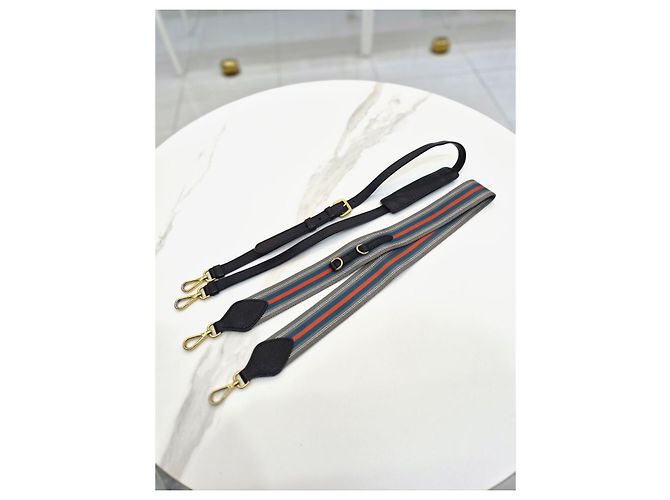 Prada Borsa tote e a tracolla Vitele Dino Red Nero - vista 17
