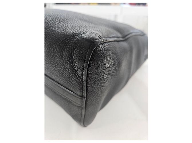 Prada Borsa tote e a tracolla Vitele Dino Red Nero - vista 23