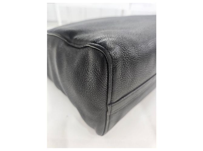 Prada Borsa tote e a tracolla Vitele Dino Red Nero - vista 24