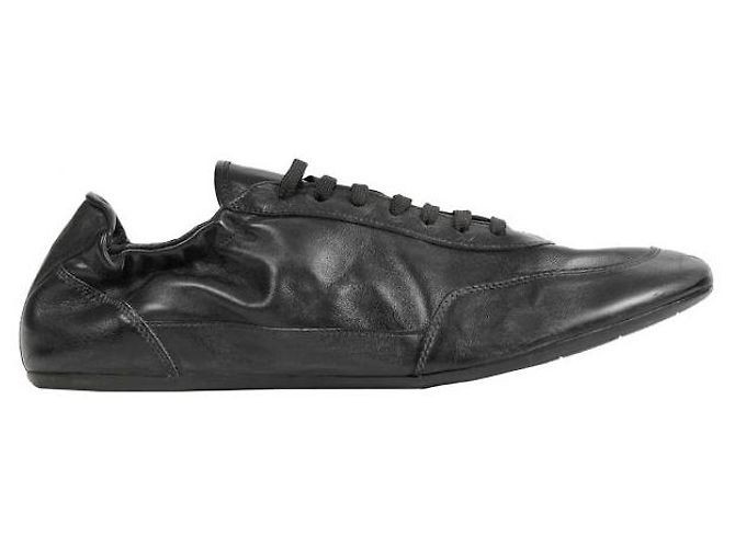 Prada Collaps Leather Sneaker Schwarz - Ansicht 3