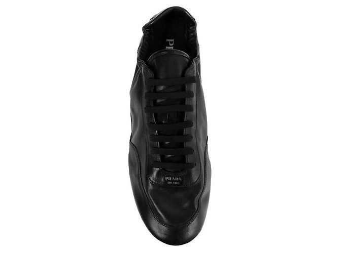 Prada Collaps Leather Sneaker Schwarz - Ansicht 7