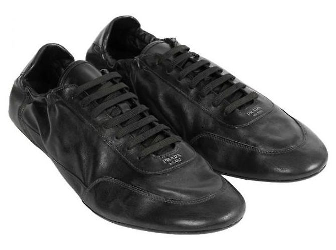 Prada Collaps Leather Sneaker Schwarz - Ansicht 8