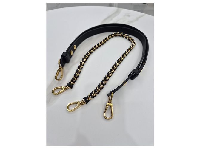 Louis Vuitton Borsa a tracolla e crossbody Mini Dolphin in pelle Epi nera Nero - vista 22