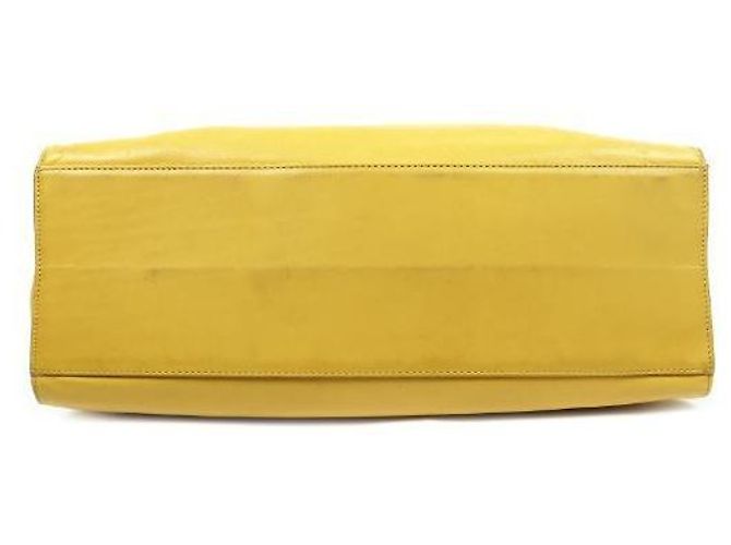 Chanel Borsa a tracolla Big CC in pelle gialla Giallo - vista 4