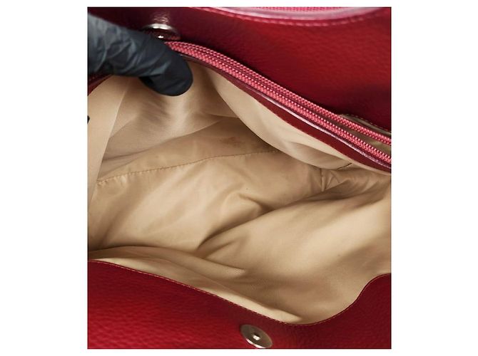 Autre Marque Borsa Tote Street Chic Burgundy Marrone - vista 12