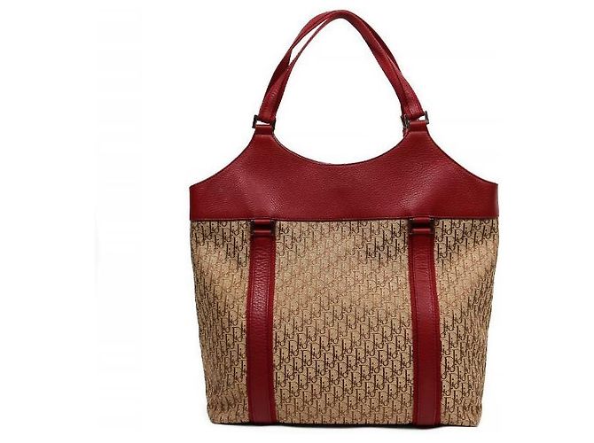 Autre Marque Borsa Tote Street Chic Burgundy Marrone - vista 3